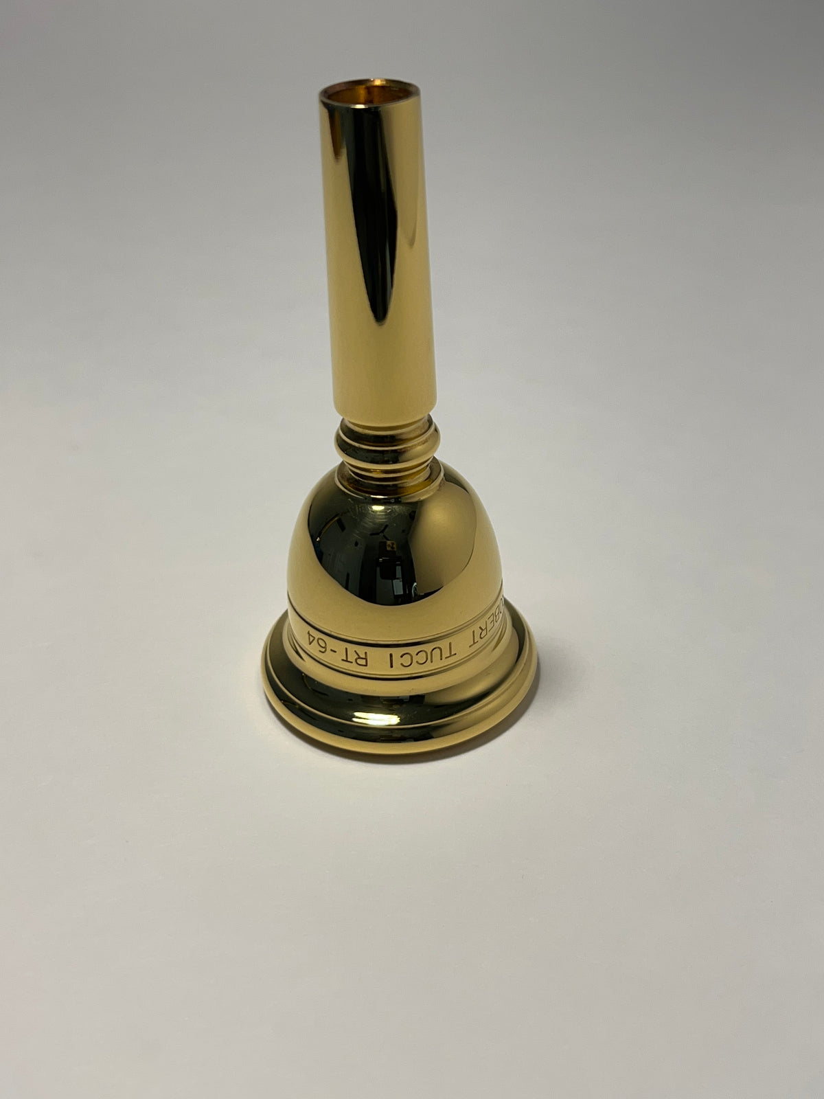 Robert Tucci RT-64 Gold Plated Tuba Mouthpiece Standard Shank