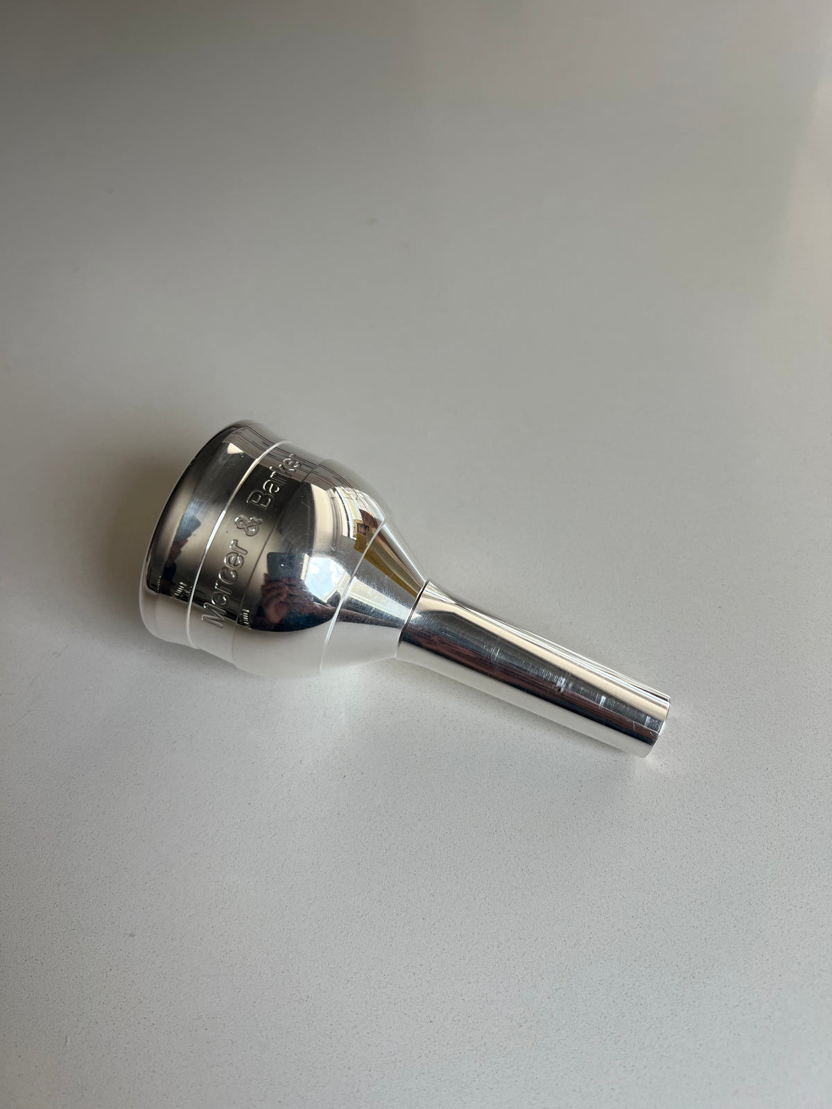 Mercer and Barker MB2 Tuba Mouthpiece Silver Plated
