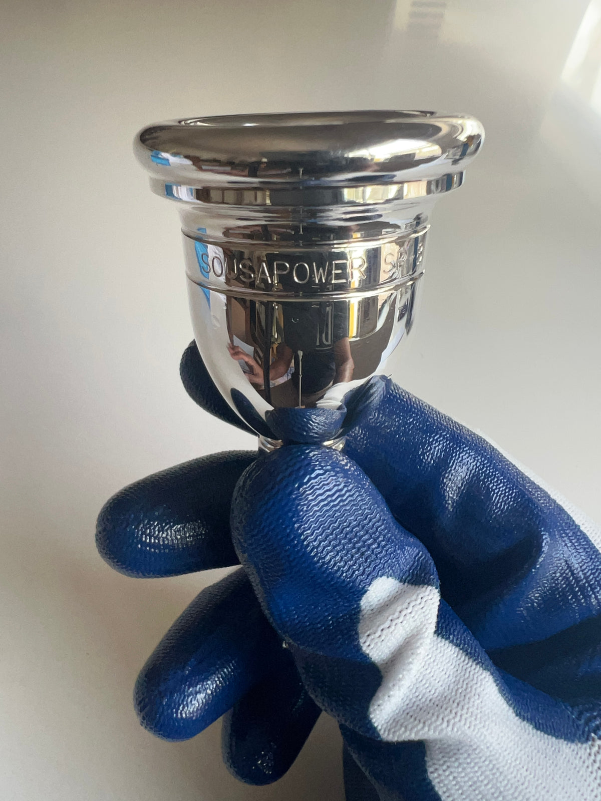 Robert Tucci Sousapower 8 Tuba/Sousaphone Mouthpiece Silver