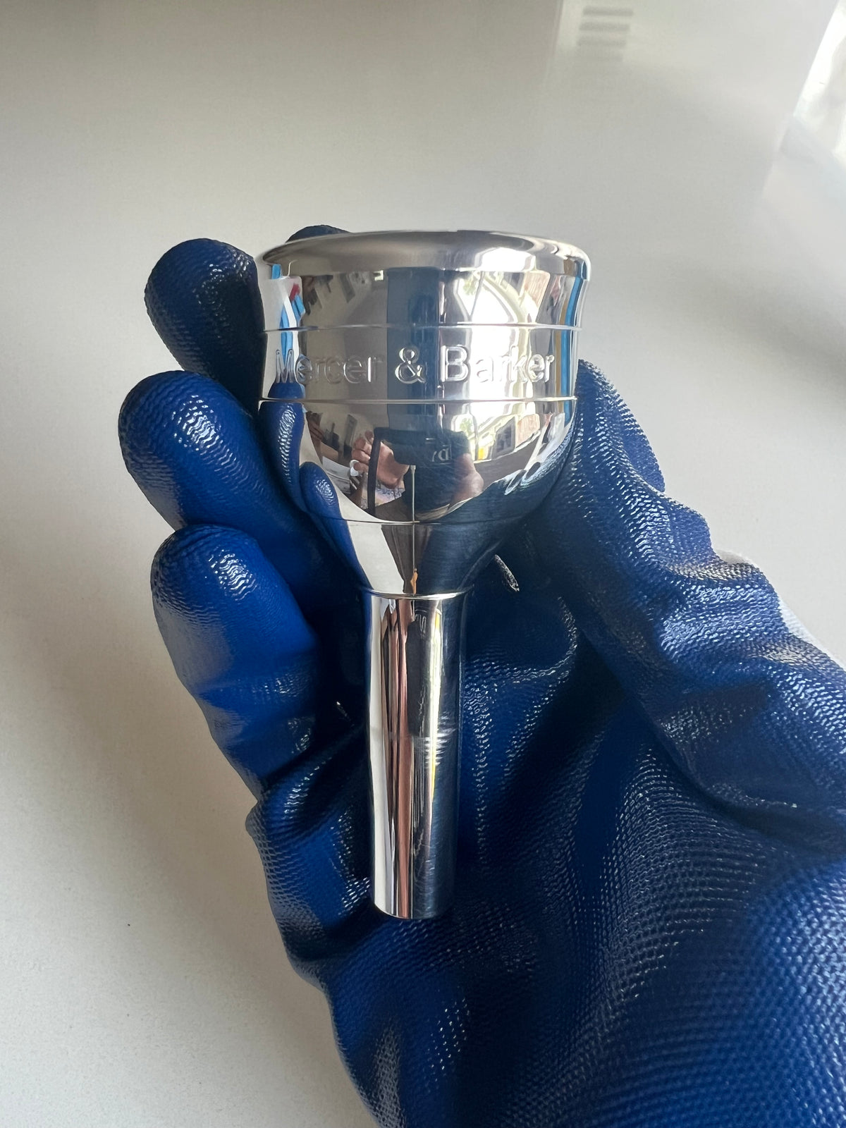 Mercer and Barker MB3 Power Tuba Mouthpiece Silver Plated