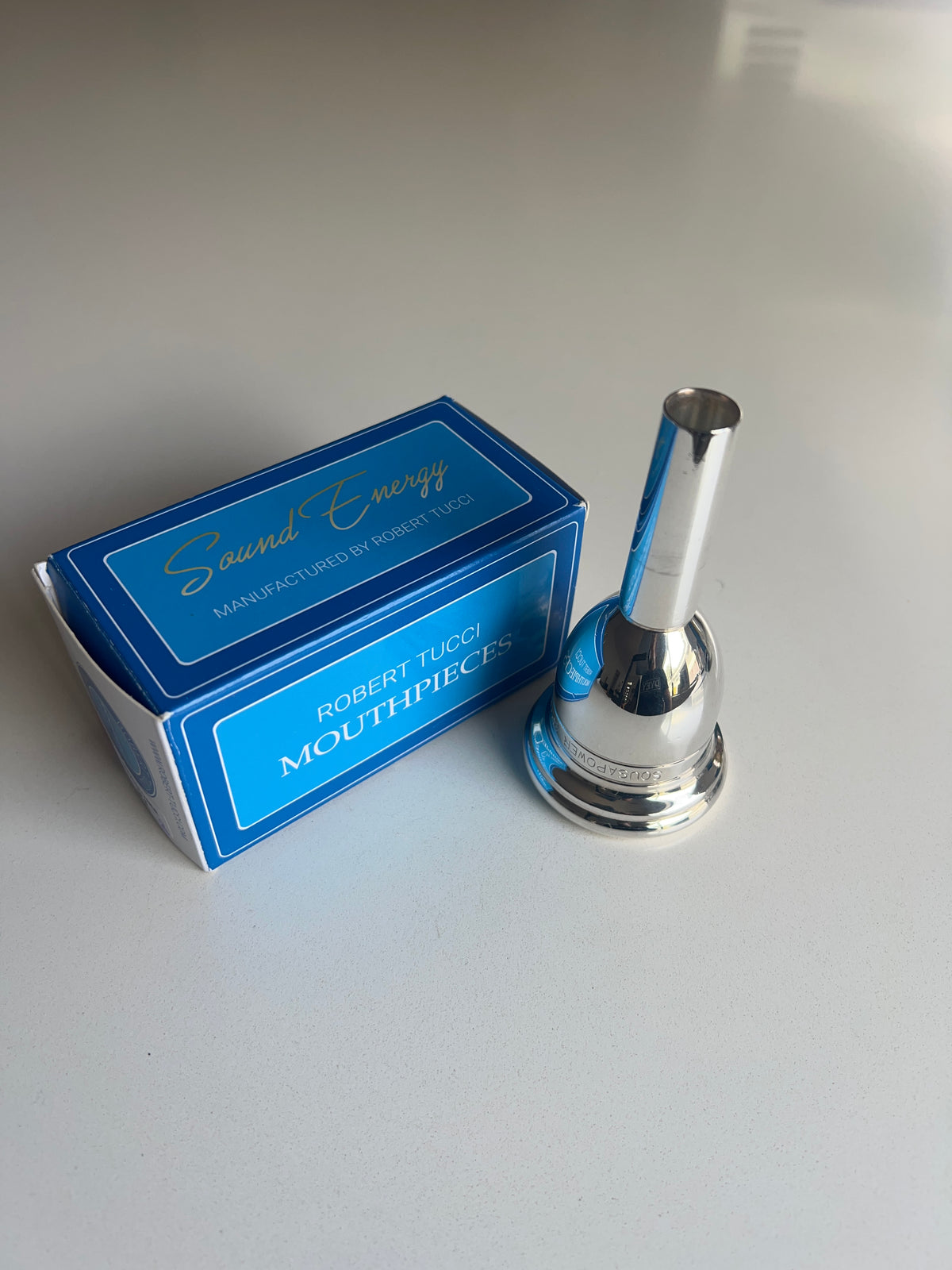 Robert Tucci Sousapower 8 Tuba/Sousaphone Mouthpiece Silver