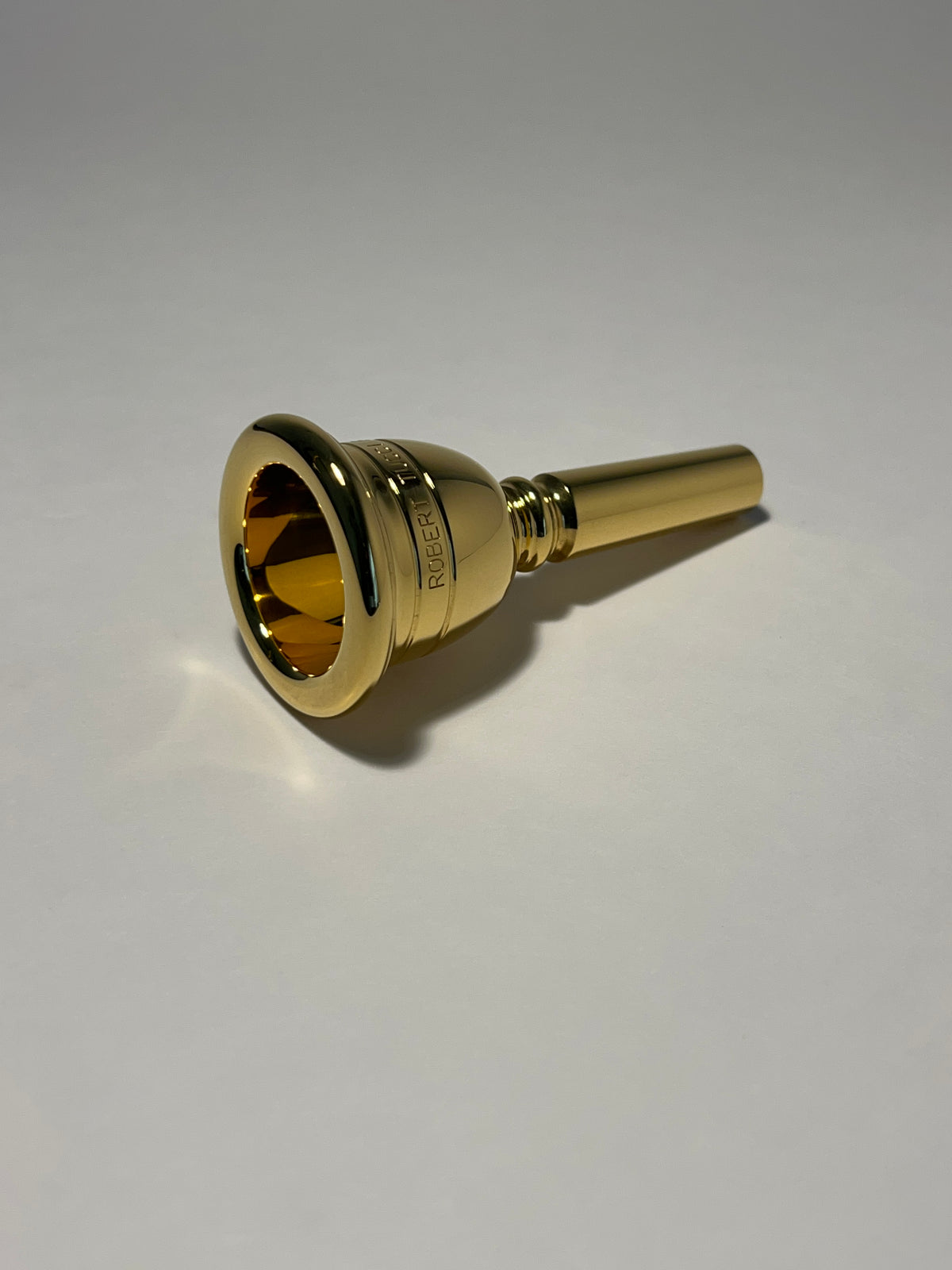 Robert Tucci RT-64 Gold Plated Tuba Mouthpiece Standard Shank