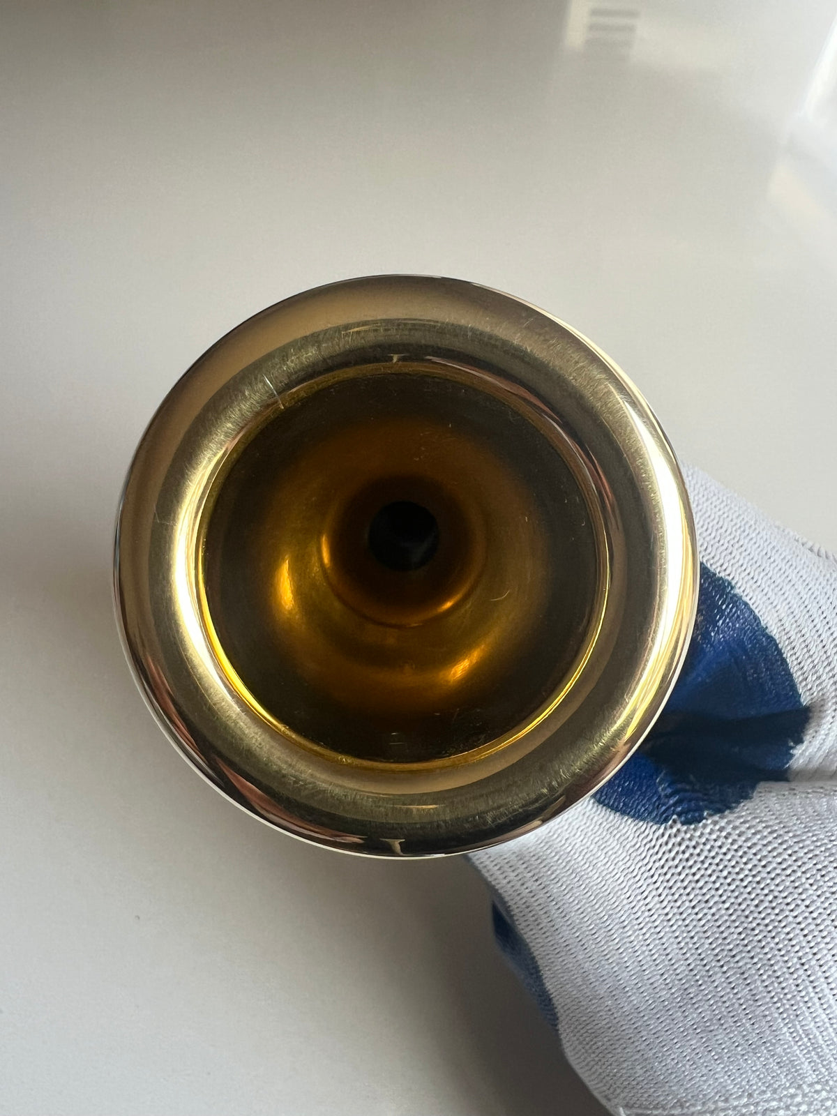 Mercer and Barker MB3 Tuba Mouthpiece Gold Plated