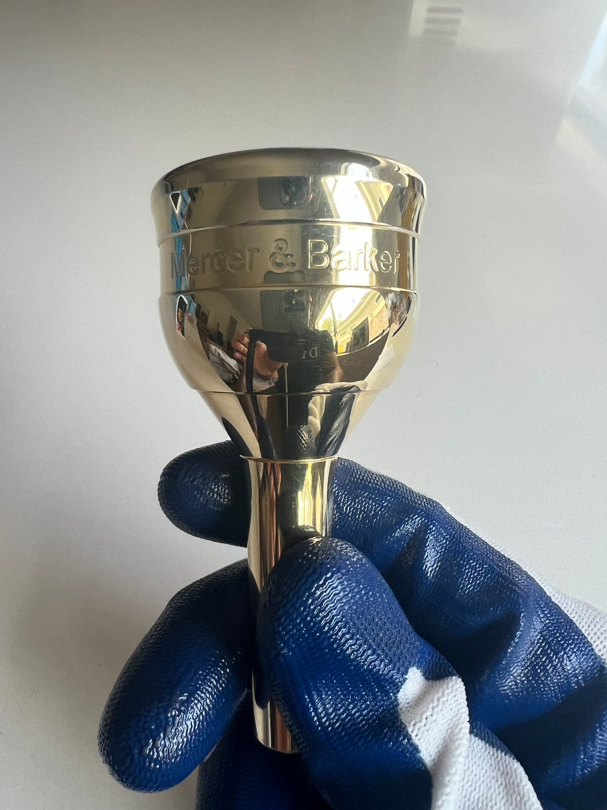 Mercer and Barker MB3 Tuba Mouthpiece Gold Plated