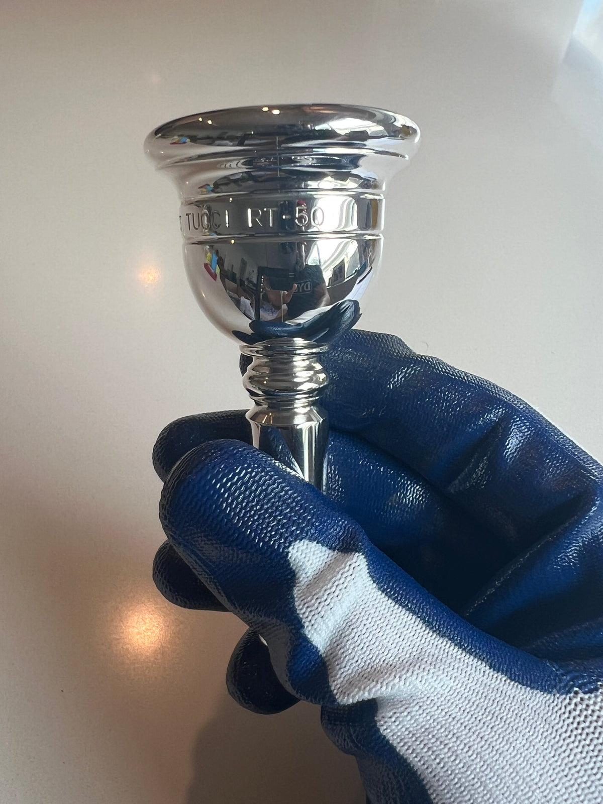 Robert Tucci RT-50 Tuba Mouthpiece Silver Plated