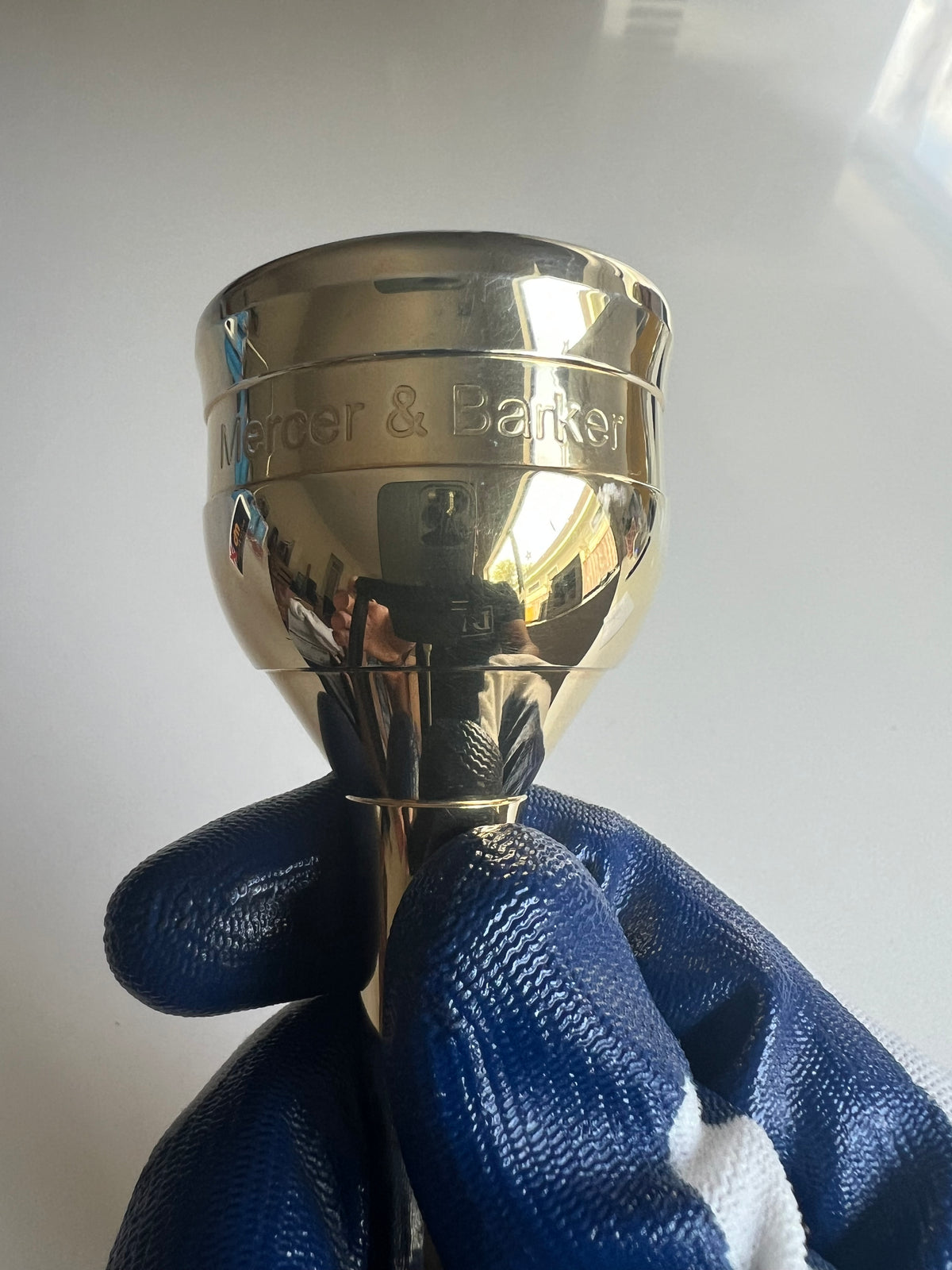 Mercer and Barker MB3 Tuba Mouthpiece Gold Plated