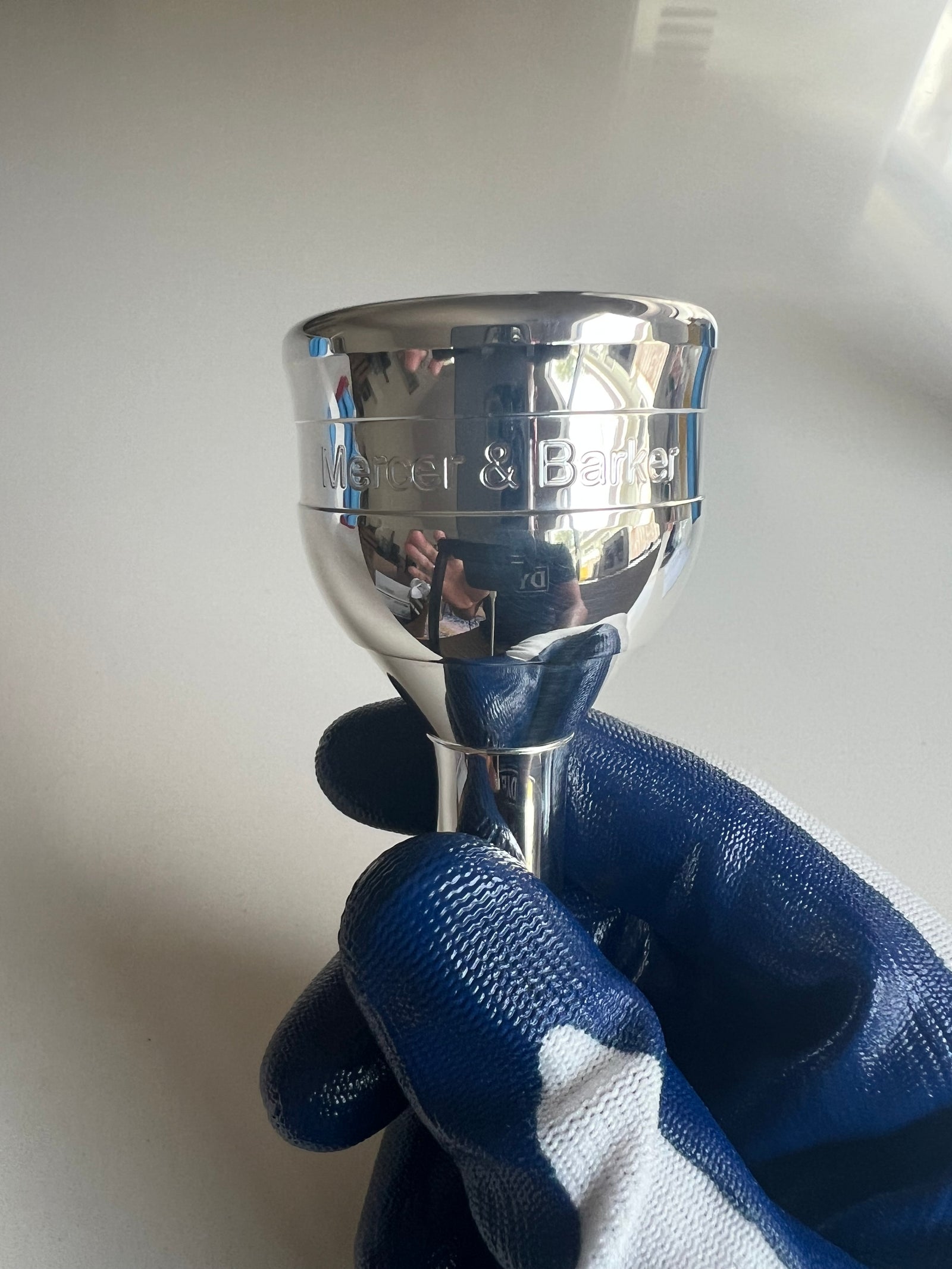 Mercer and Barker MB3 Power Tuba Mouthpiece Silver Plated