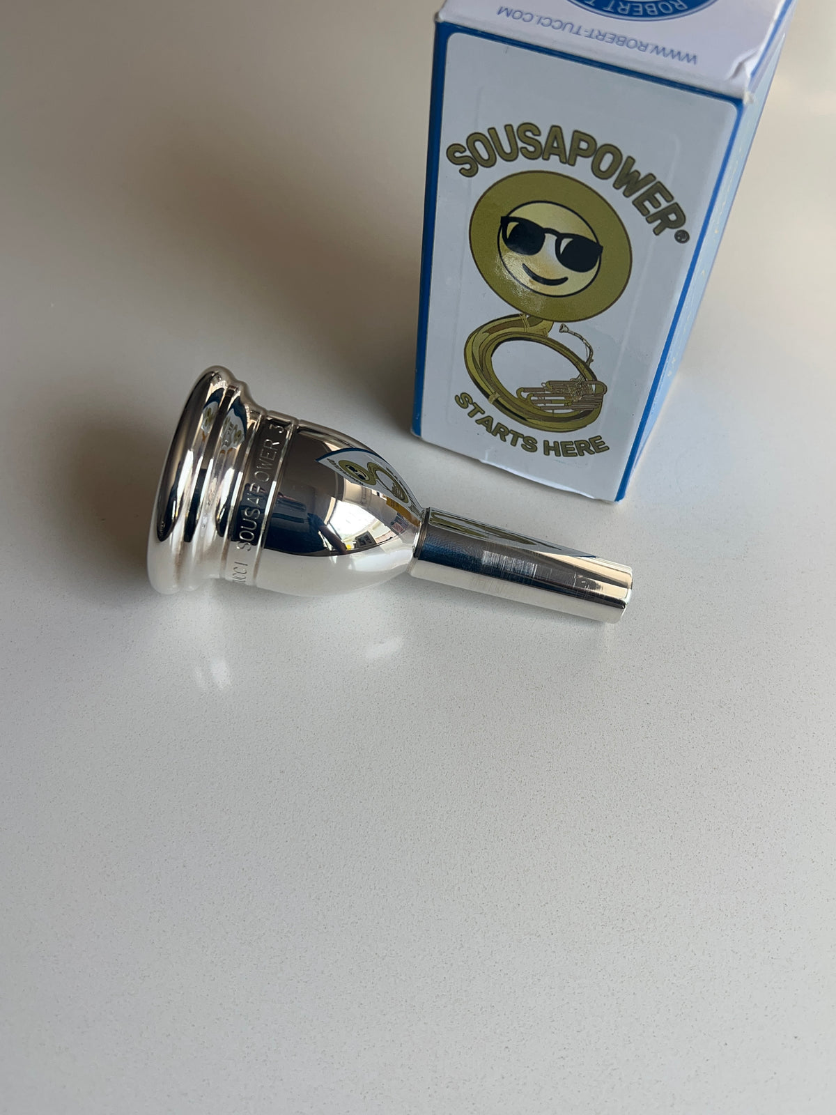 Robert Tucci Sousapower 3 Tuba/Sousaphone Mouthpiece Silver Plated