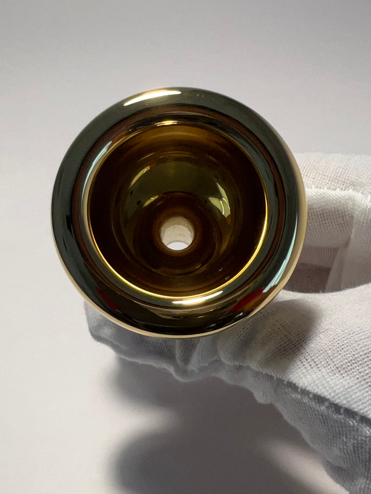 Robert Tucci RT-64 Gold Plated Tuba Mouthpiece Standard Shank