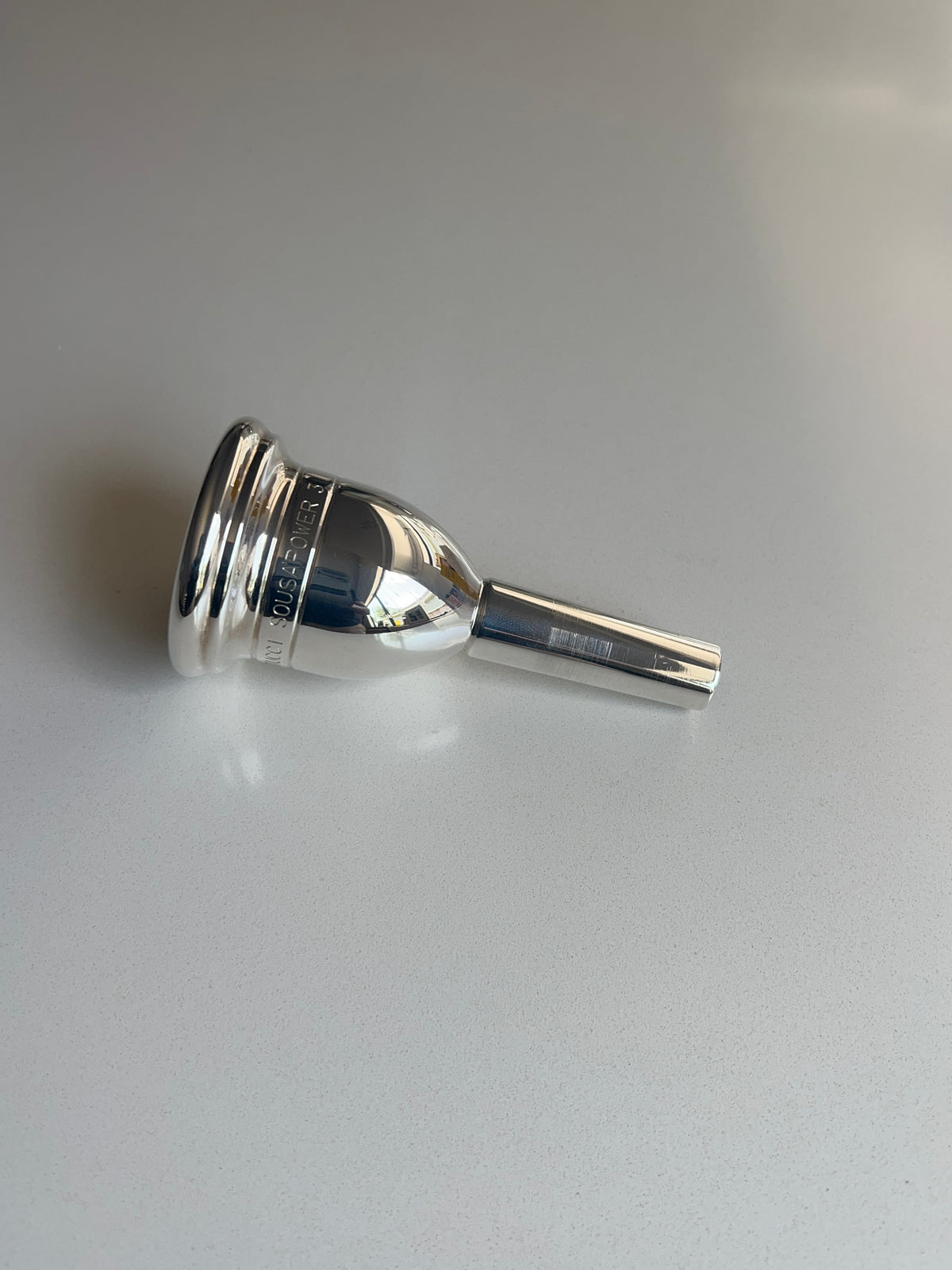 Robert Tucci Sousapower 3 Tuba/Sousaphone Mouthpiece Silver Plated