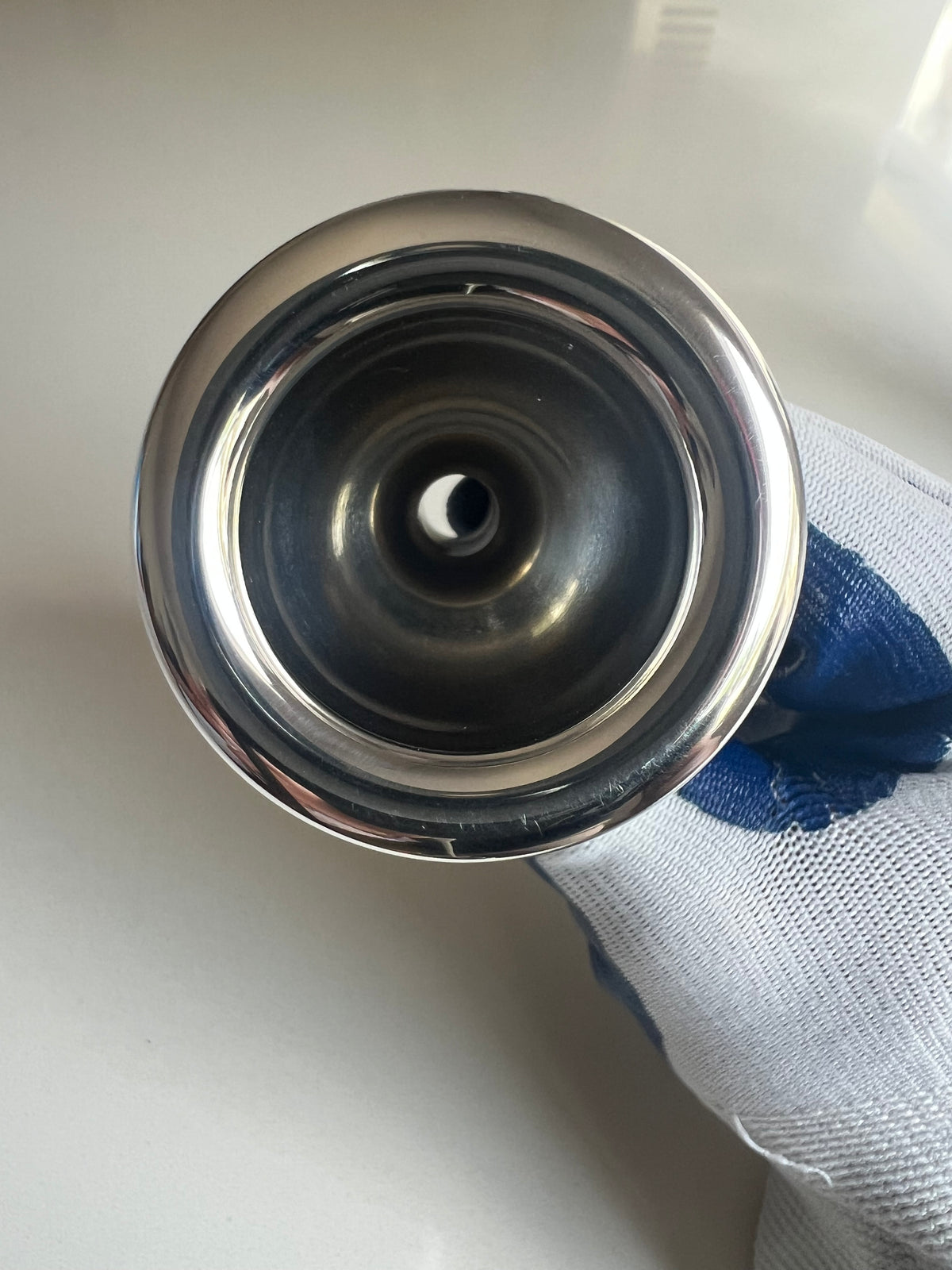 Mercer and Barker MB3 Power Tuba Mouthpiece Silver Plated