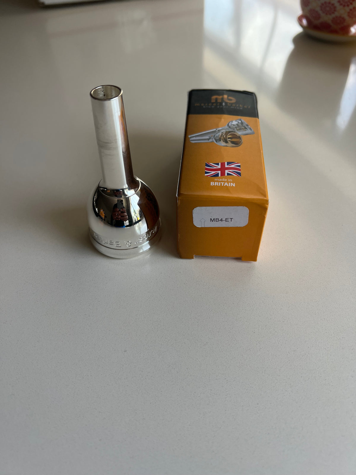 Mercer and Barker MB4ET Euphonium Mouthpiece