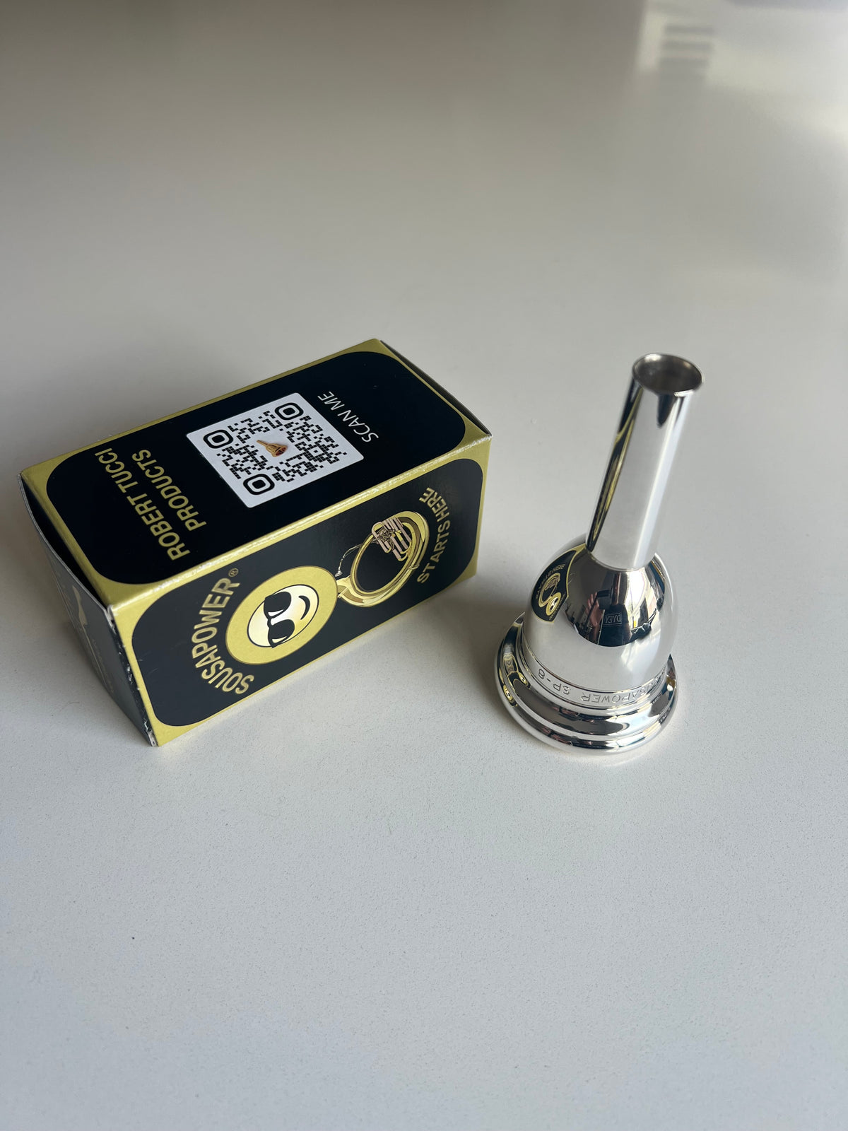 Robert Tucci Sousapower 8 Tuba/Sousaphone Mouthpiece Silver Plated