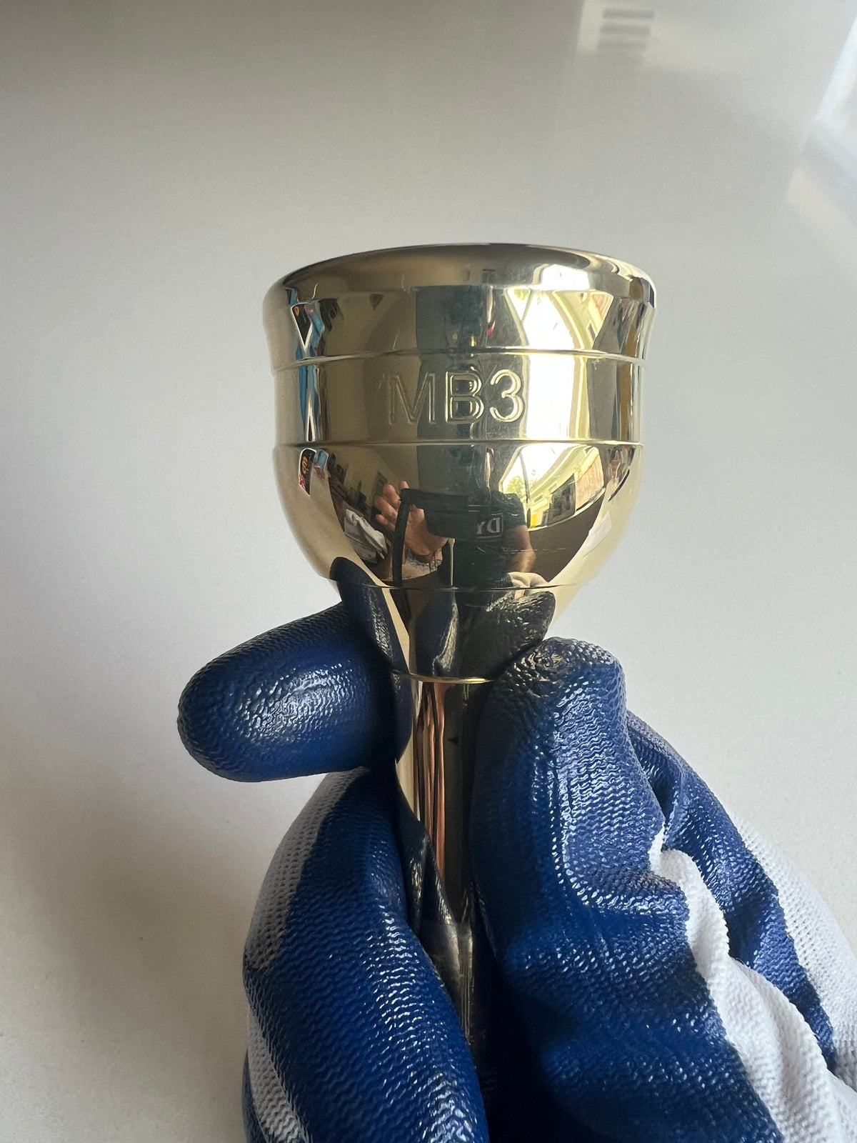 Mercer and Barker MB3 Tuba Mouthpiece Gold Plated
