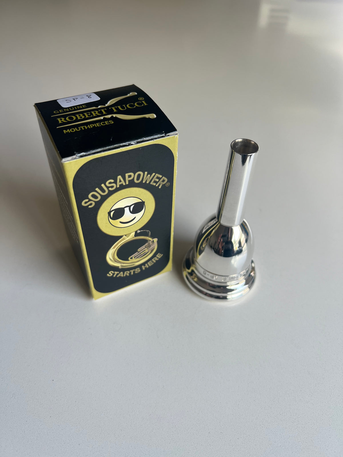 Robert Tucci Sousapower 8 Tuba/Sousaphone Mouthpiece Silver Plated