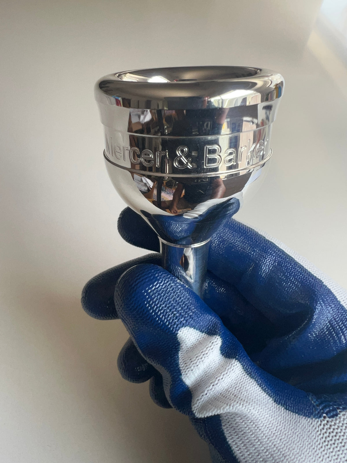 Mercer and Barker Silver MB7 Lake Monster Tuba Mouthpiece
