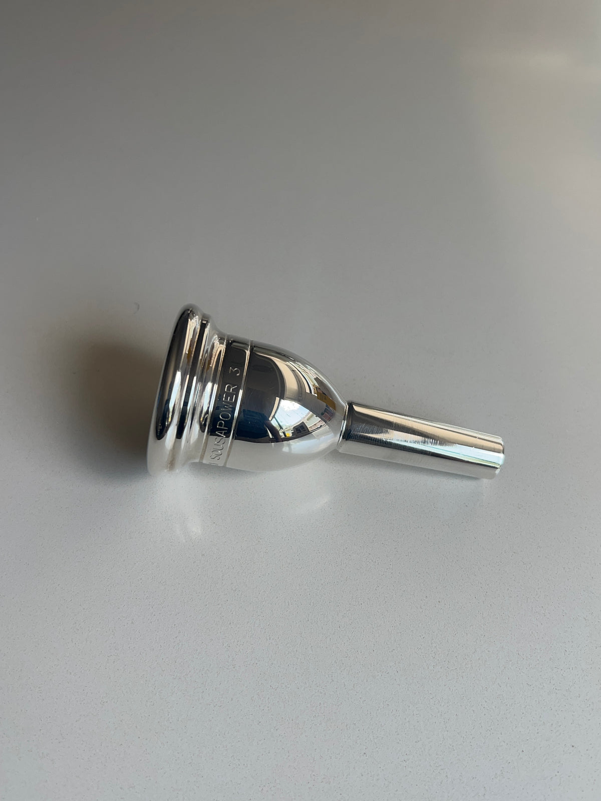 Robert Tucci Sousapower 3 Tuba/Sousaphone Mouthpiece Silver Plated