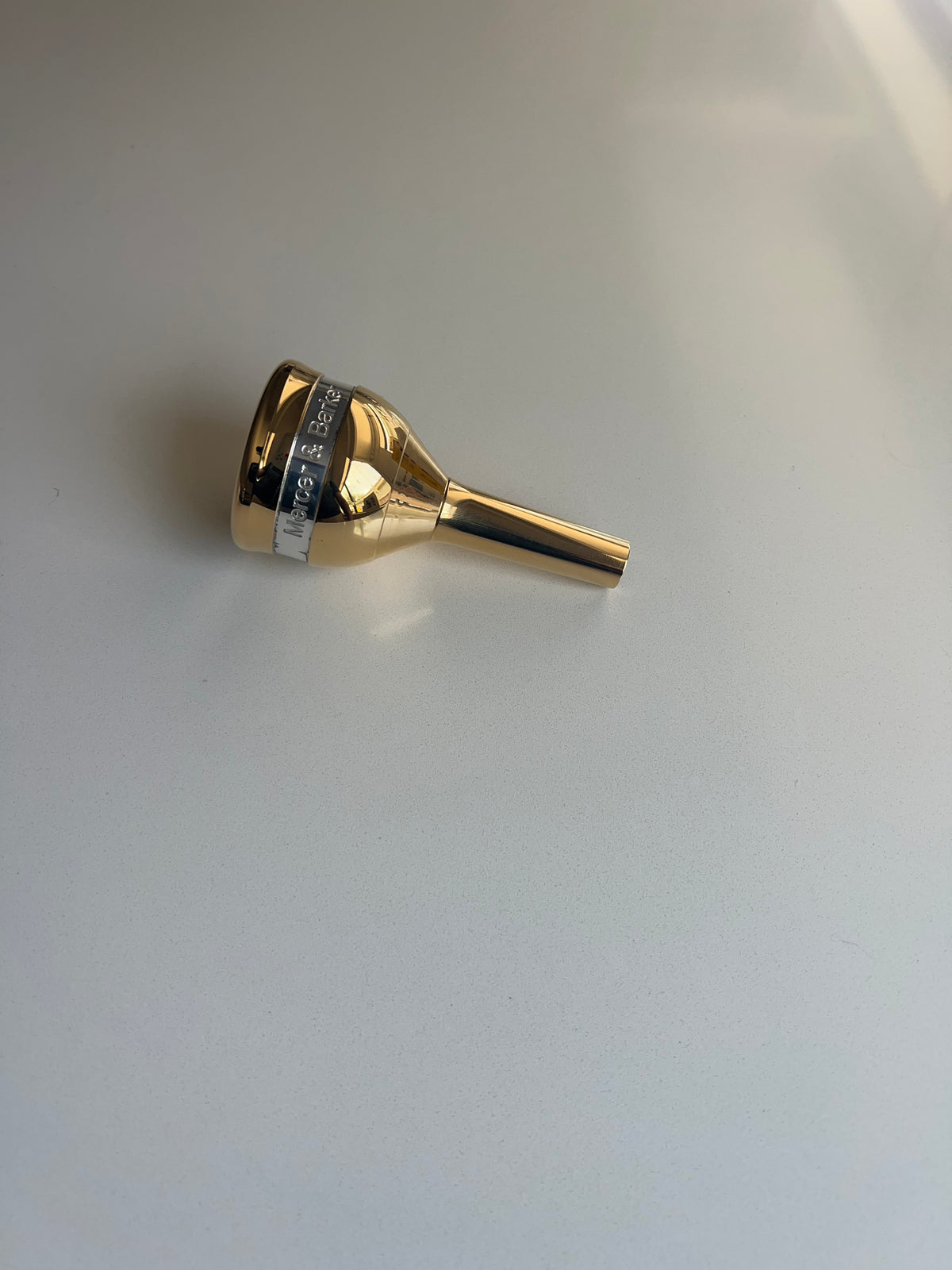 Mercer and Barker Silver and Gold MBUZ 6 Goliath Tuba Mouthpiece
