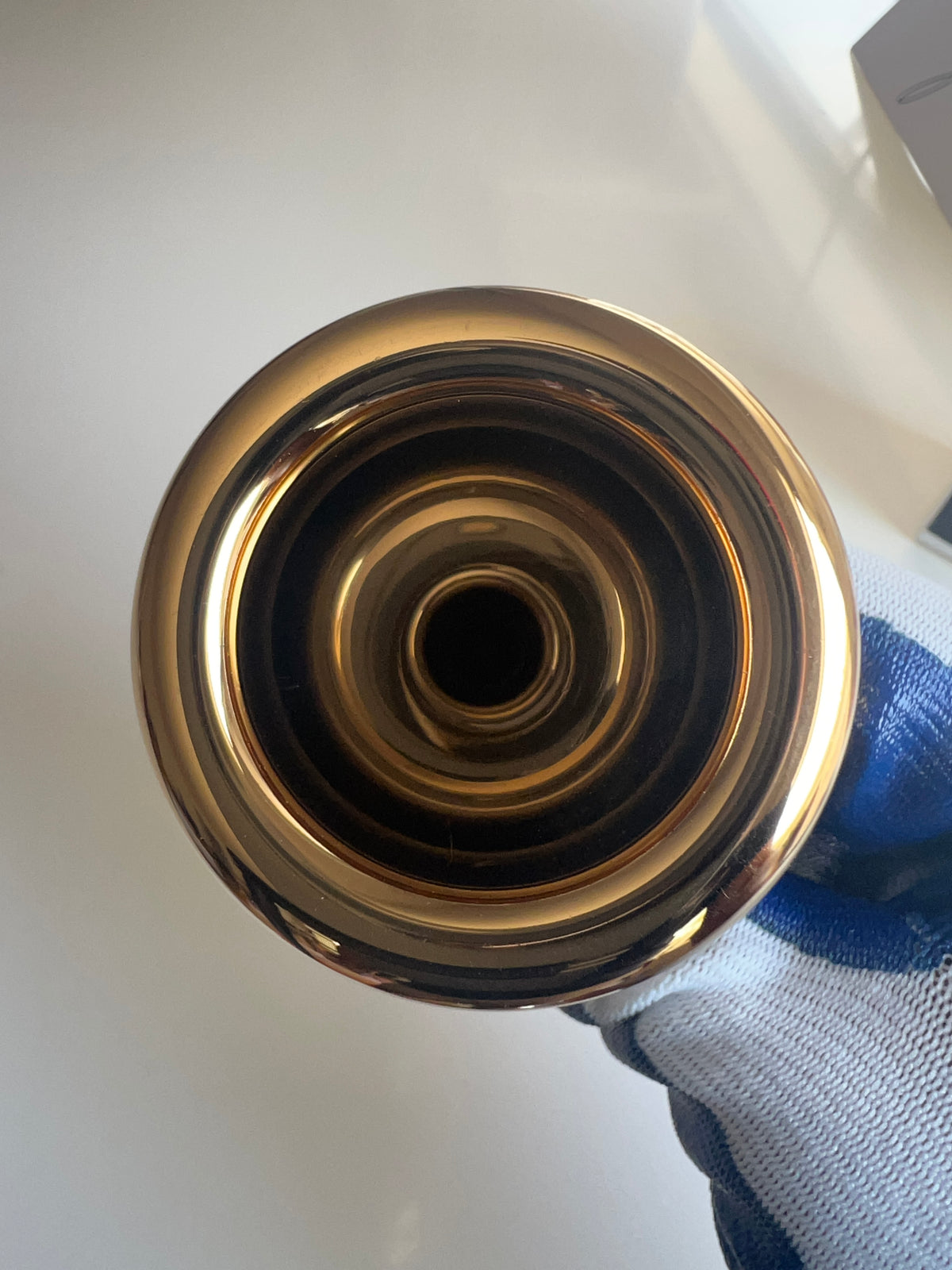 Mercer and Barker Silver and Gold MBUZ 6 Goliath Tuba Mouthpiece