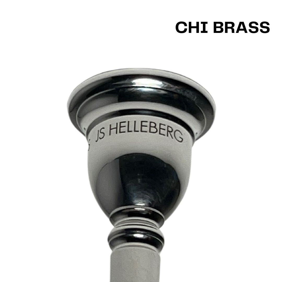 Bocchino Per Tuba Conn Helleberg Placcato Oro 7B - Nuovo - Foto 2