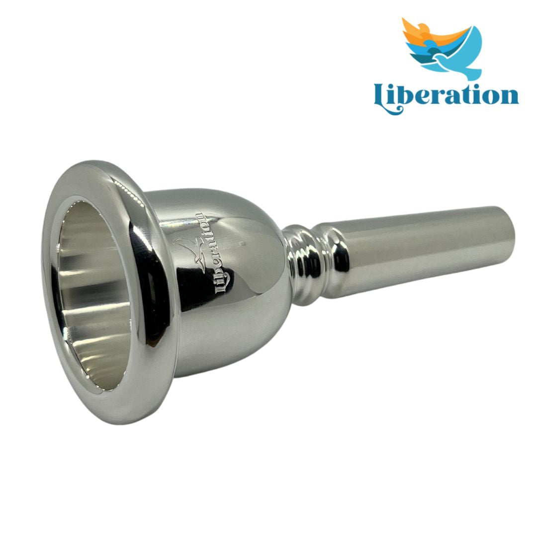 チューバ マウスピース Mr.P4.4ポーチ付き Liberation Mr. P 4.4 Signature Tuba Mouthpiece - Professor Mouthpiece