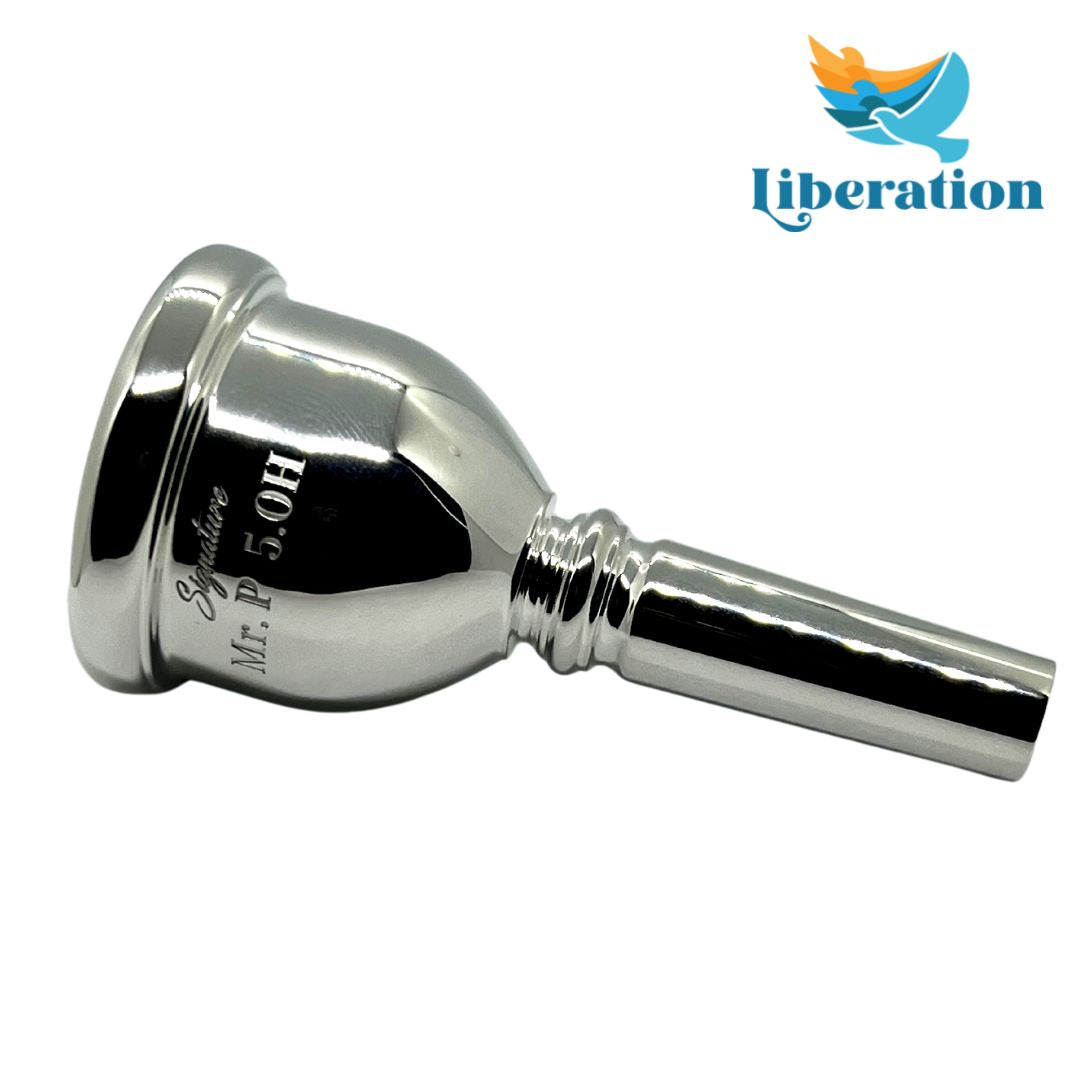 Mr.P 5.0 チューバ　マウスピース Liberation Mr. P 5.0 Signature Tuba Mouthpiece - Professor Mouthpiece